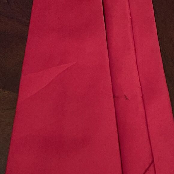 Alexander Logan Red 100% Polyester Men’s Neck Tie Made In China ￼ - Picture 4 of 10